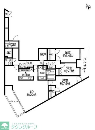 加賀レジデンスの物件間取画像